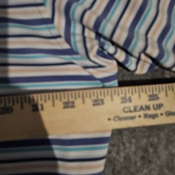 Peter Millar Summer Comfort Golf Polo Shirt Men's XXL Striped Regatta Golf Club - Picture 6 of 8